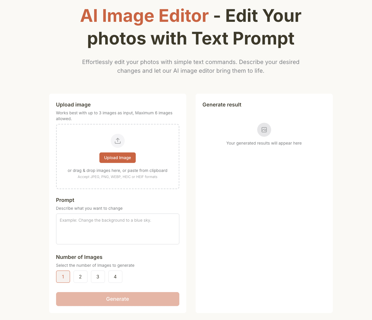 AI Photo Editor - 1