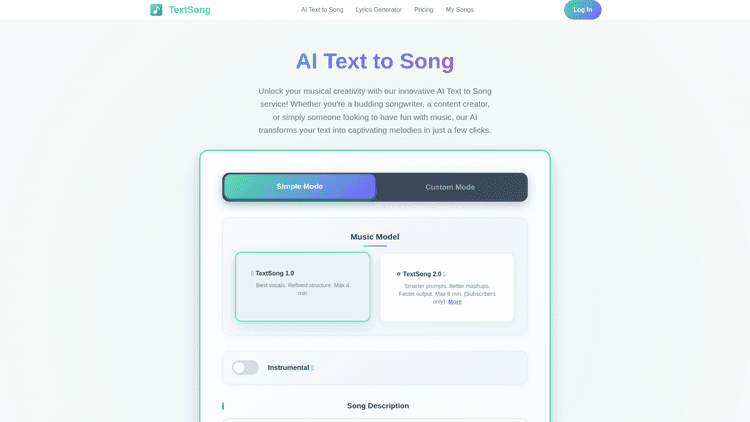 Textsong - 1