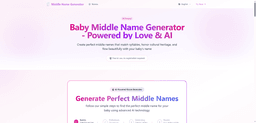 Middle Name Generator - 1