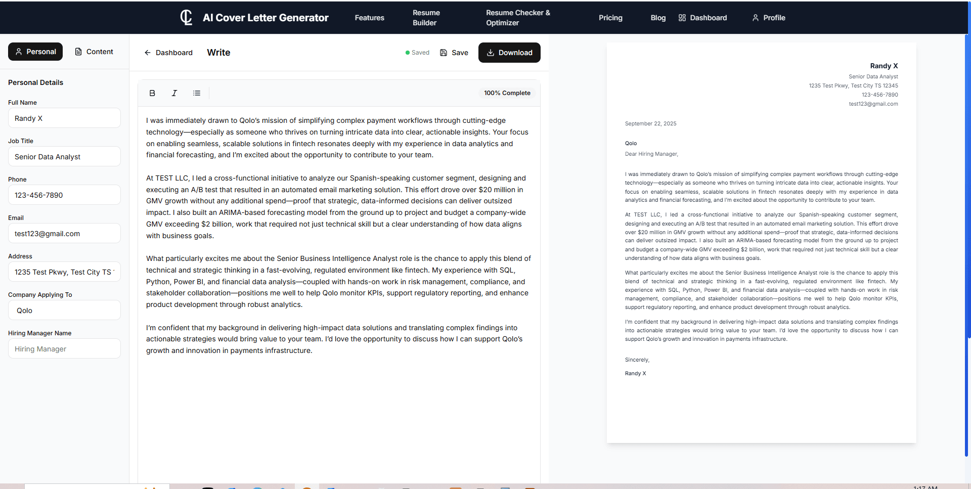 Aicoverlettergenerator - 1