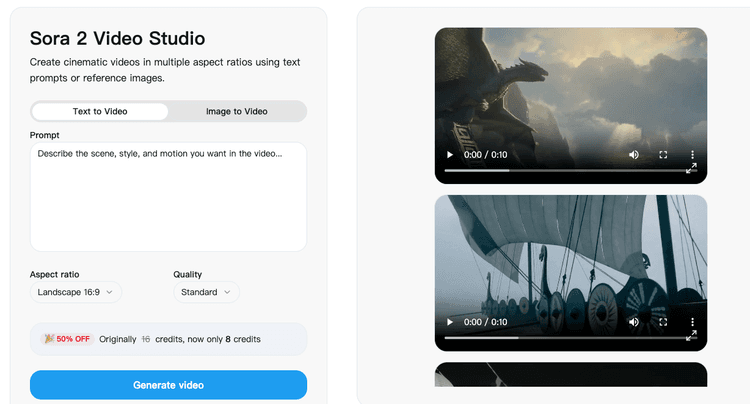 Sora 2 AI Video Generator - 1