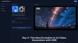 Ray 3 AI Video - 1