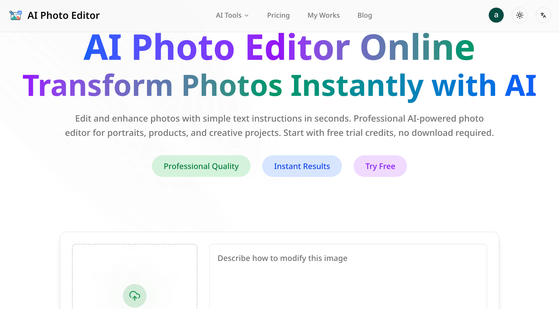 AI Photo Editor Online - 1