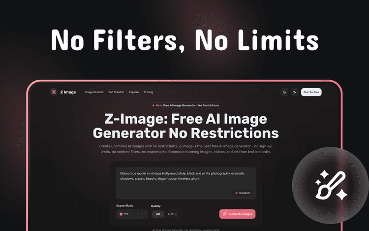 Zimage Free AI Image Generator No Restrictions - 2
