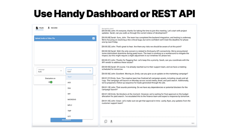 Lingvanex On Premise Speech Recognition - 2