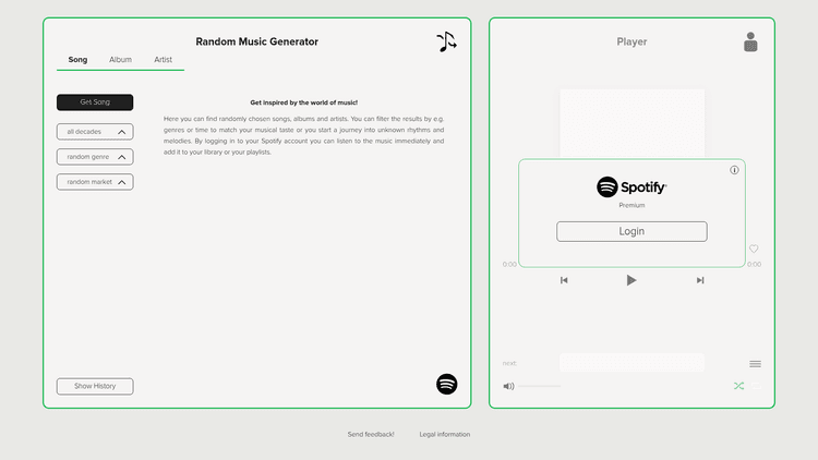 Random Music Generator For Spotify - 1