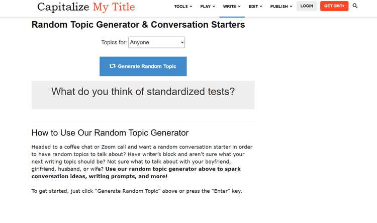 Capitalize My Title - 1