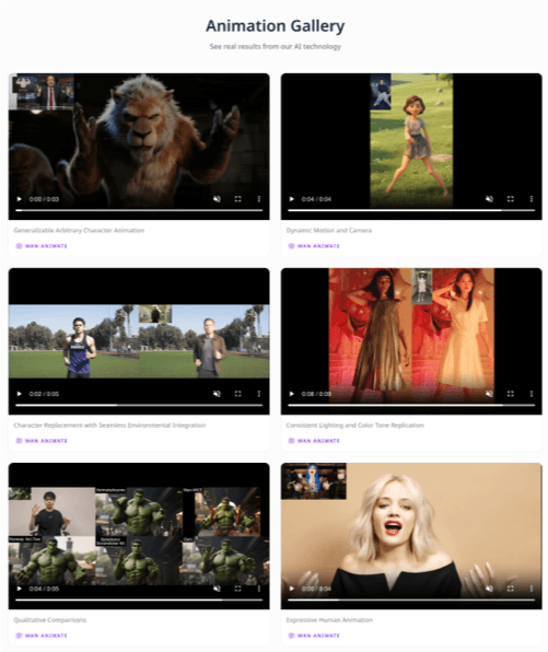 Wan Animate AI Character Animation Tool Motion Capture - 4