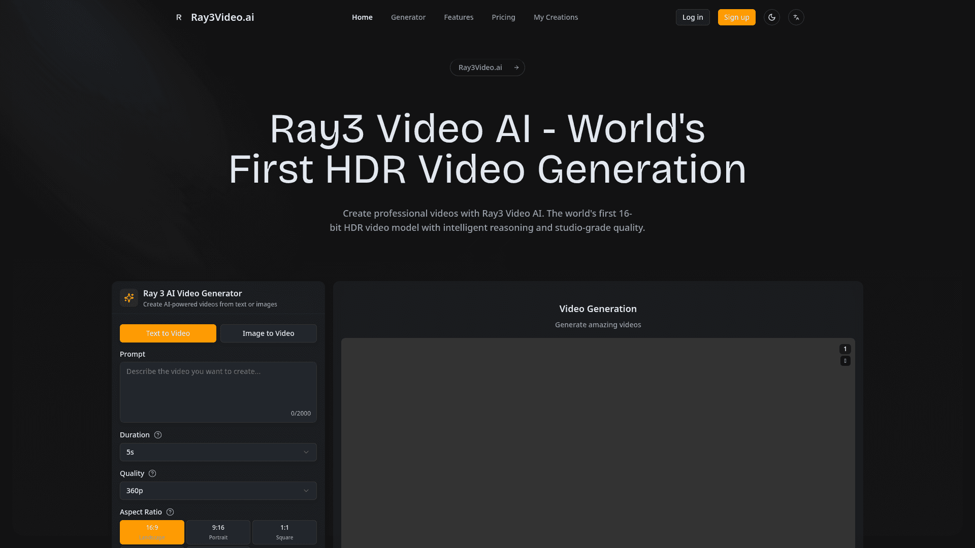 Ray3 Video AI - 1