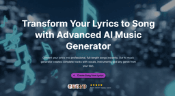Lyrics To Song AI Product - 1