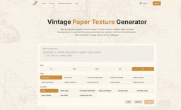 Vintage Paper Generator - 1