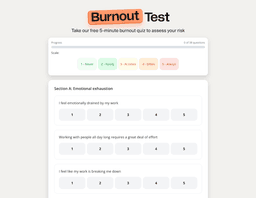 Tripleten Burnout Test - 1