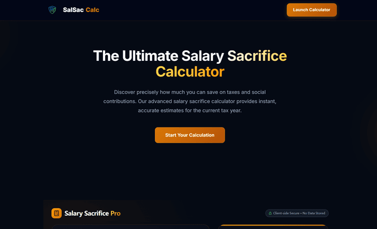 Salary Sacrifice Calculator - 1