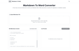 Markdown To Word Online - 1