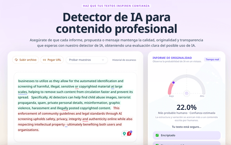 Veriia Detector De Ia For Professional Content - 1