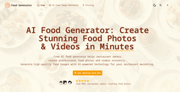 AI Food Image Generator For Restaurant Photography - 1